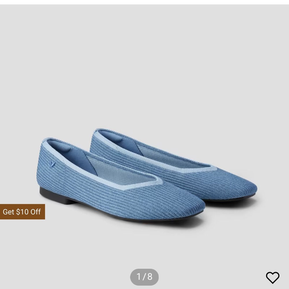 Cute square toe ballet flats!